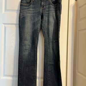 CAbi Dark Blue Boot Cut Jeans